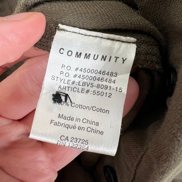 Aritzia Community Overall Jumpsuit Coversuit Coveralls Sleeveless Button Down Up - Picture 4 of 7